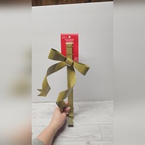 adidas Olive Green Metal Wreath Bow Hanger